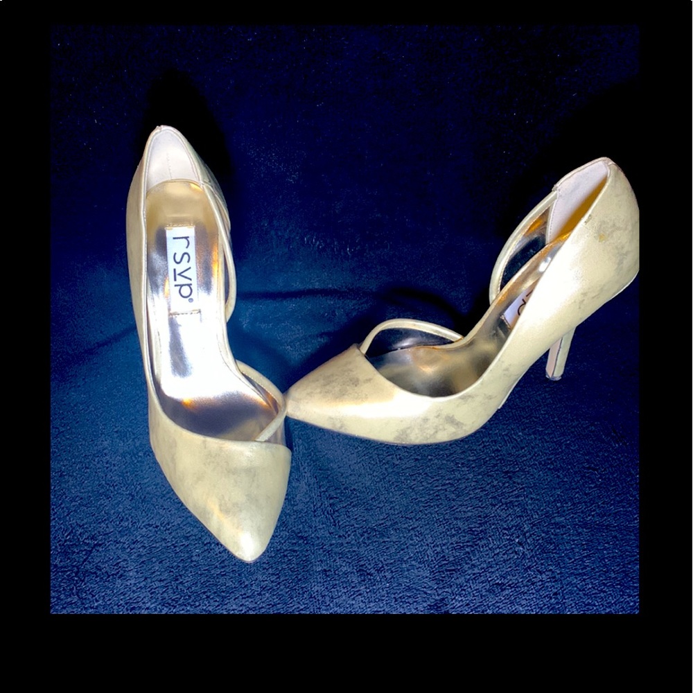 Gold heels